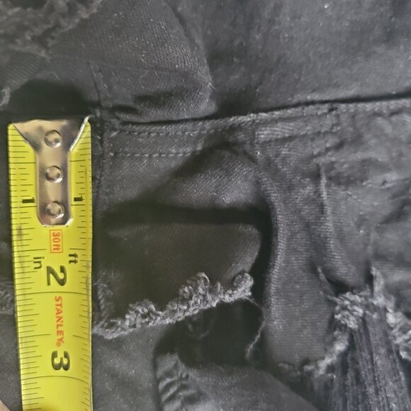 Kancan Signature Distressed High-Rise Cutoff Denim Short Shorts - Picture 14 of 14